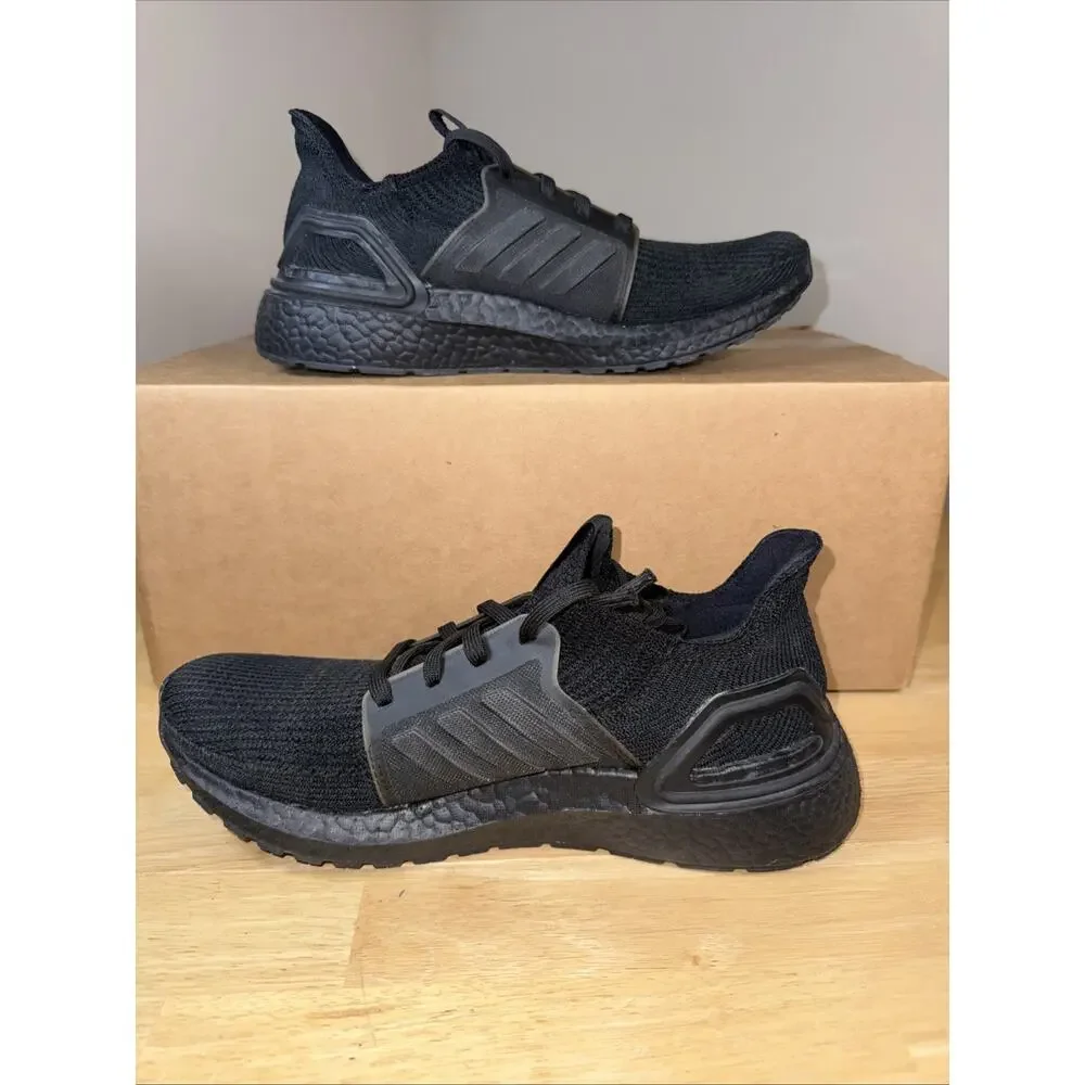 Adidas Ultraboost 19 Athletic Sneaker Running Shoe Black G27508 SZ 8 Preowned